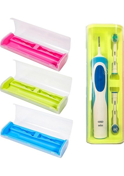 ORAL-B Şarjlı Diş Fırçası Saklama Kabı Diş Fırçası Koruma Kutusu-Pembe fırsatları