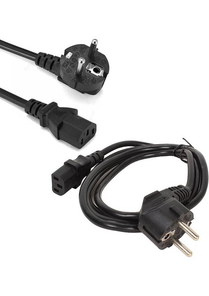 Power Güç Kablosu Bilgisayar Monitör Power Güç Kablosu 3x1