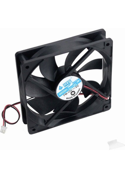 12 cm 2 pin li kasa içi soğutucu fan 12v 12x12x2,5 cm fan