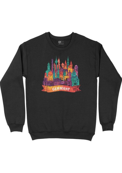 Yeşil Adventure Will Kill You Siyah Sweatshirt