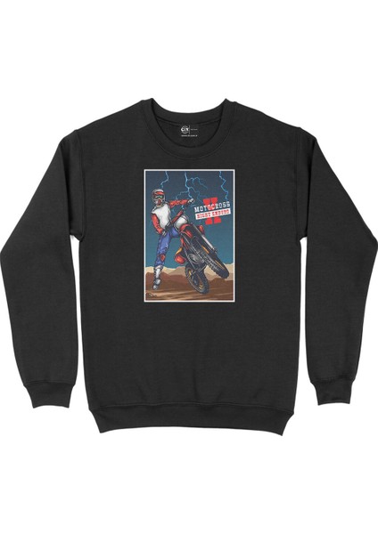 I Paused My Game Siyah Sweatshirt