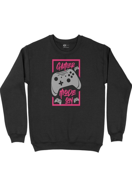 Afganistan Haritalı ve Bayraklı Siyah Sweatshirt