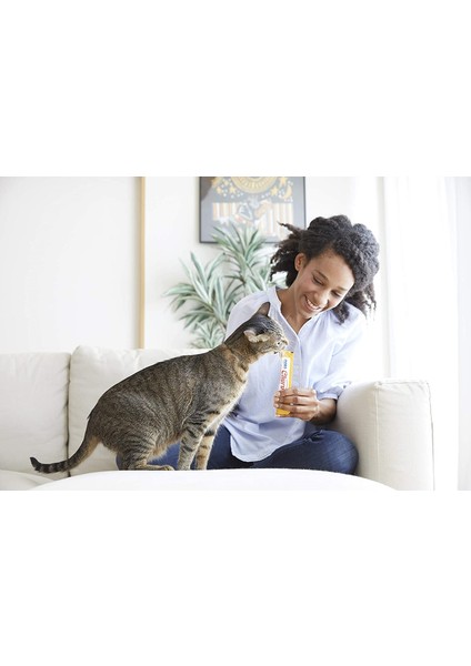 Churu 4X14GR Püre Ton Balıklı Kedi Maması 10ADET
