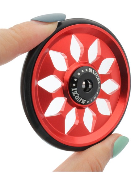 60MM Katlanır Bisiklet Kolay Tekerlek Ez Tekerlekler Brompton Transport Için Kırmızı Taşıma (Yurt Dışından) modelleri