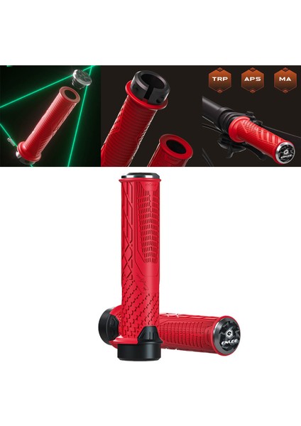 Bisiklet Gidon Sapları El Kavrama Mtb Döngüsü Yol Dağ Bisikleti Kırmızı (Yurt Dışından) indirimleri