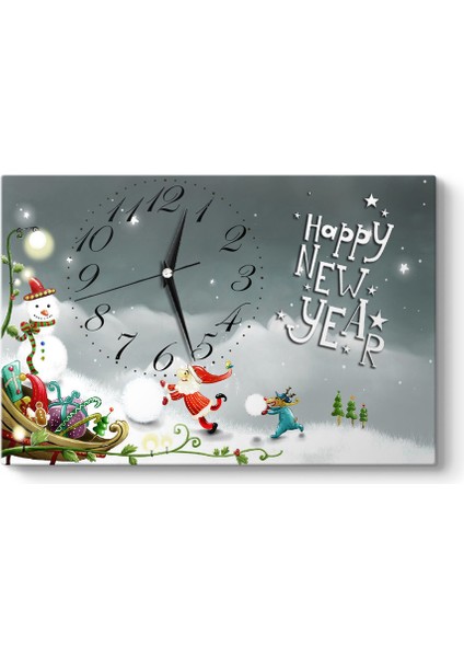 Happy New Year Tablo Saat