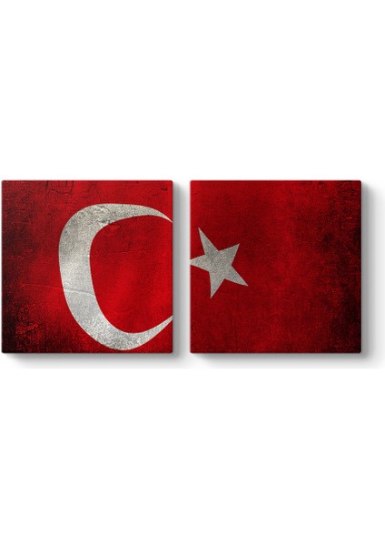 Eskitme Türk Bayrağı Tablosu