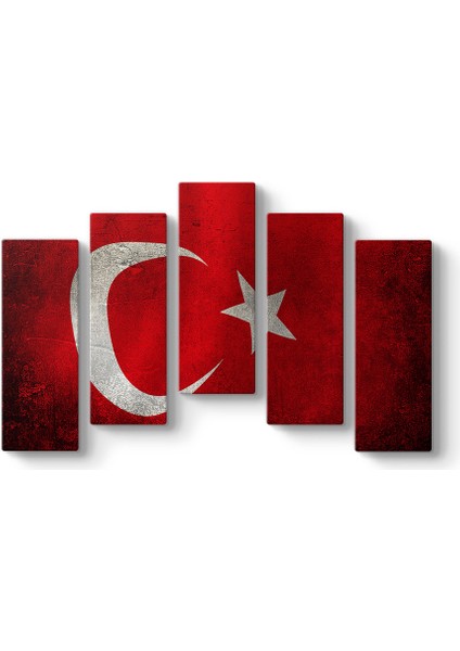 Eskitme Türk Bayrağı Tablosu