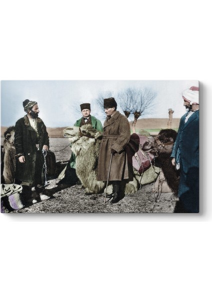 Atatürk ve Pehlivan Deve Tablosu
