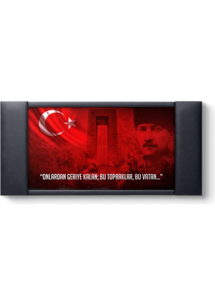 Çanakkale Zaferi Deri Makam Panosu