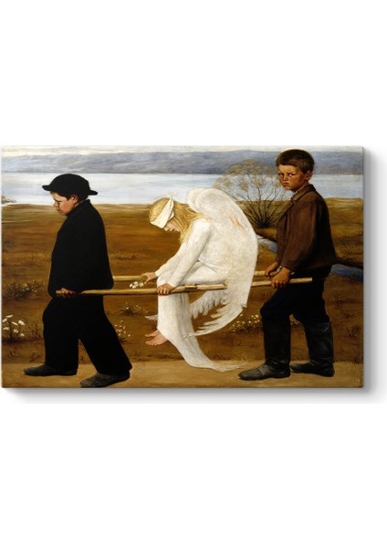 Hugo Simberg - Yaralı Melek Tablosu