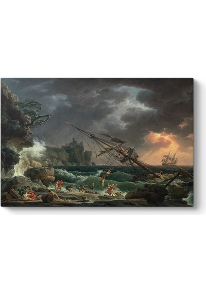 Claude Joseph Vernet - Gemi Enkazı Tablosu