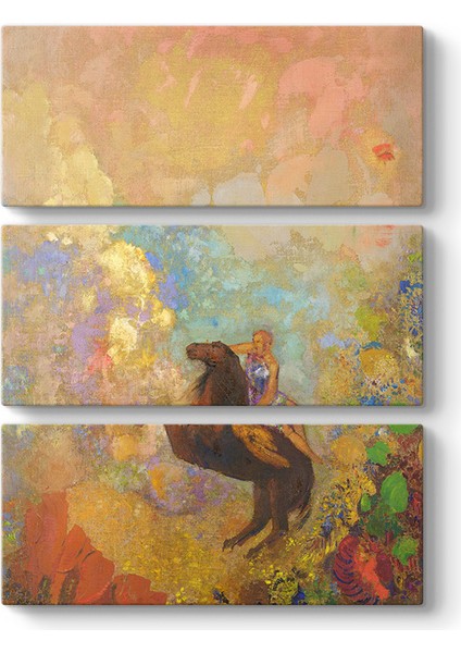 Odilon Redon - Muse On Pegasus Tablosu