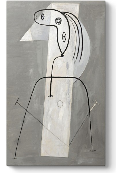 Pablo Picasso - Femme Debout Tablosu
