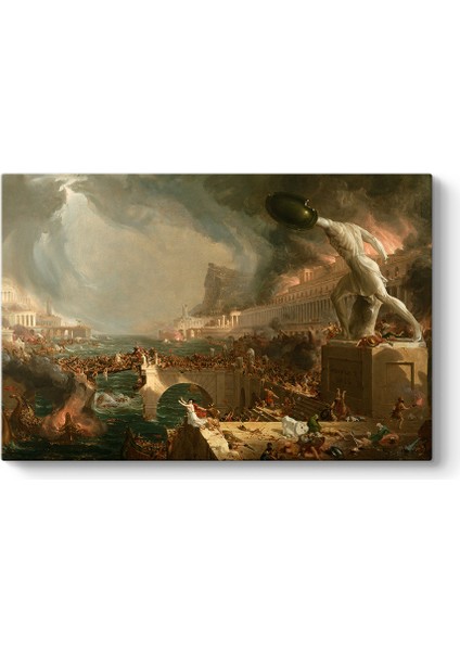 Thomas Cole - Imparatorluğun Rotası Yıkım Tablosu