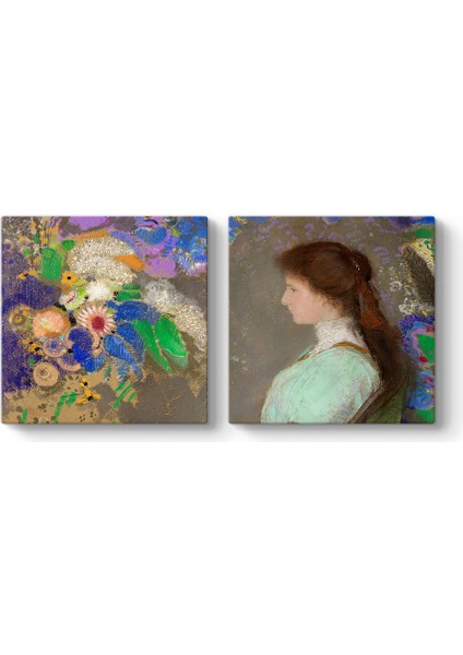 Odilon Redon - Violette Heymann Portresi Tablosu