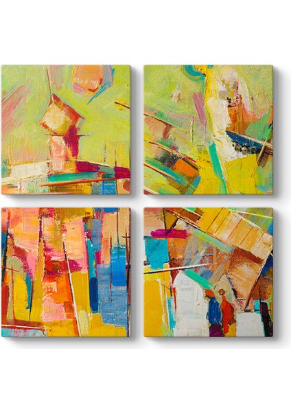 Renkli Soyut Tablo