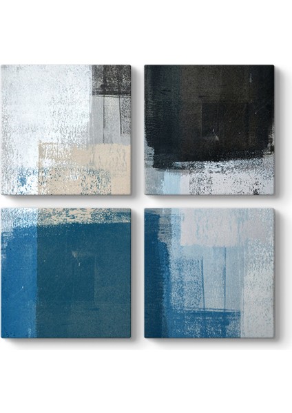 Siyah ve Mavi Tonları Tablo