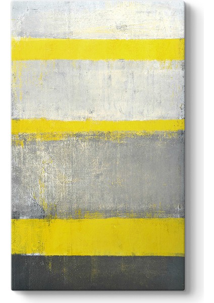 Sarı Gri Çizgiler Tablosu