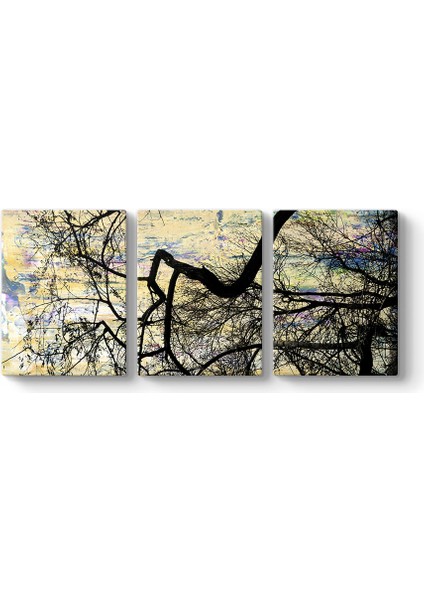 Sanatsal Ağaç Dalları Tablosu