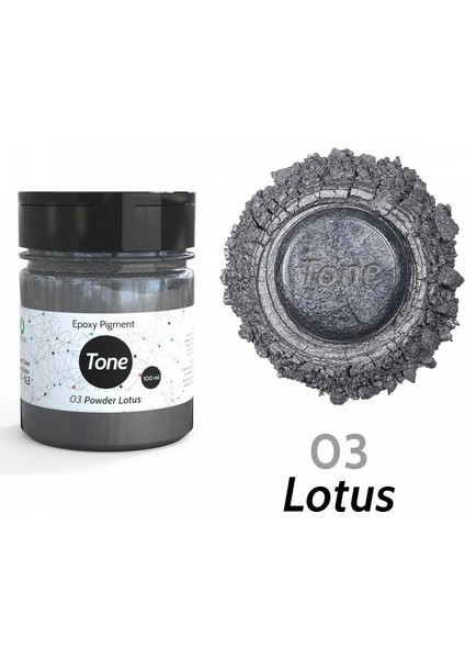 Tone Powder Lotus Epoksi Toz Sedef Renk Pigmenti 100 ml