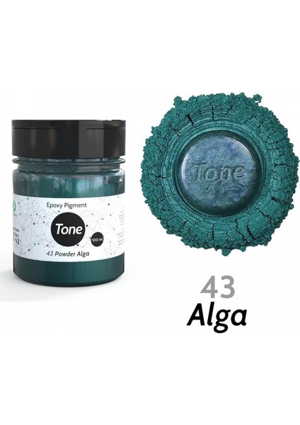 Tone Powder Alga Epoksi Toz Sedef Renk Pigmenti 100 ml