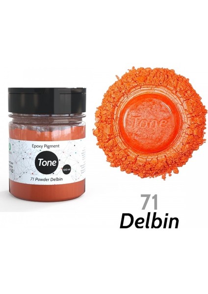 Tone Powder Delbin Epoksi Toz Sedef Renk Pigmenti 100 ml