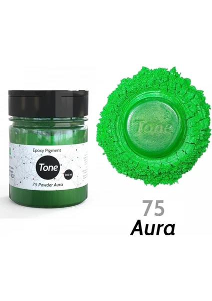 Tone Powder Aura Epoksi Toz Sedef Renk Pigmenti 100 ml