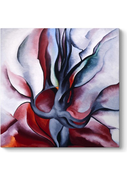 Georgia Okeeffe - Autumn Trees Tablosu
