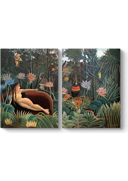 Henri Rousseau - The Dream Plaques Tablosu