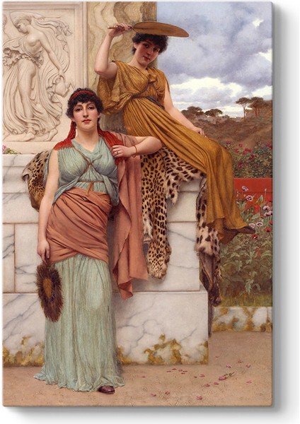 John William Godward - Waiting Tablosu