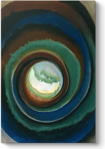 Georgia Okeeffe - Pond In The Woods Tablosu