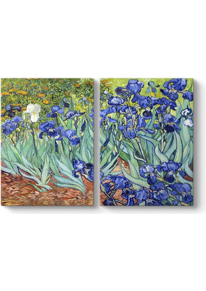Vincent Van Gogh - Iris Süsen Çiçeği Kanvas Tablosu