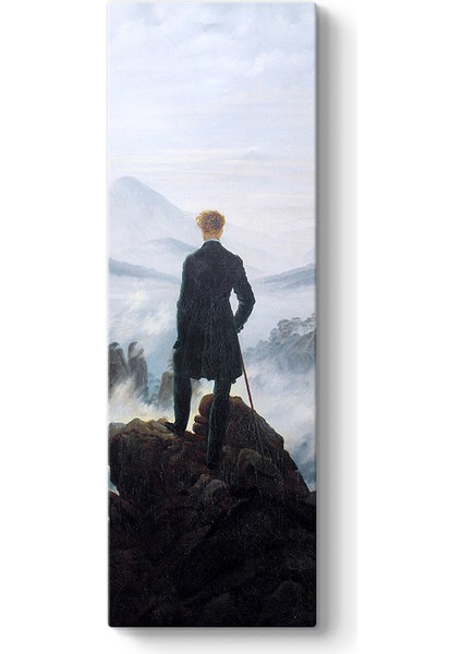 Caspar David Friedrich - Bulutların Üzerinde Yolculuk Tablosu