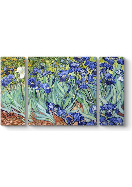 Vincent Van Gogh - Iris Süsen Çiçeği Kanvas Tablosu