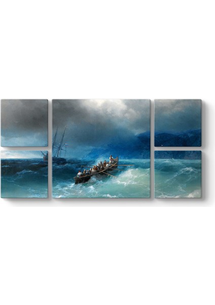 Ivan Aivazovsky - Karadeniz Üzerinde Fırtına Tablosu