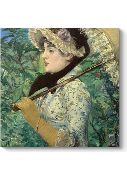 Edouard Manet - Jeanne Ilkbahar Kanvas Tablo
