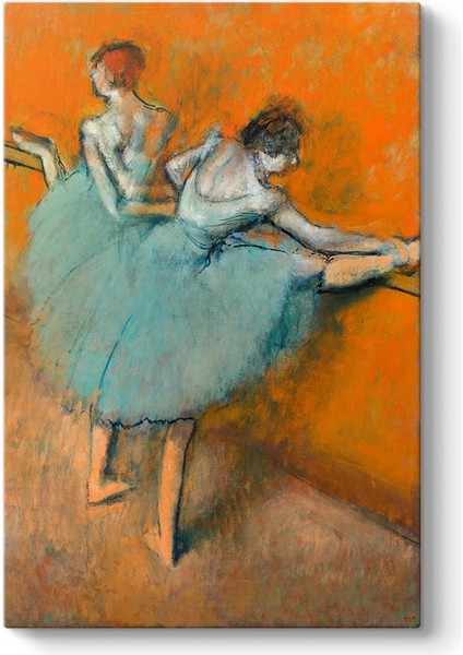 Edgar Degas - Barre Dansçıları Kanvas Tablo