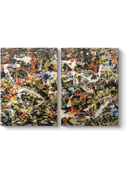 Jackson Pollock - Yakınsama Kanvas Tablo