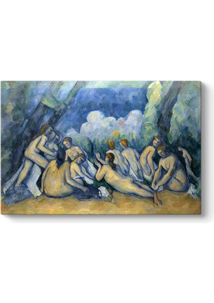 Paul Cezanne - Banyo Yapanlar Tablosu