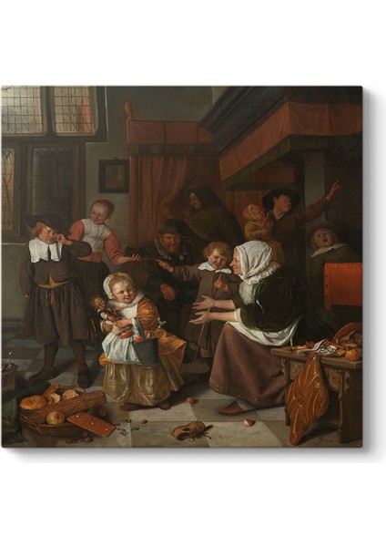 Jan Steen - Aziz Nicholas Yortusu Tablosu
