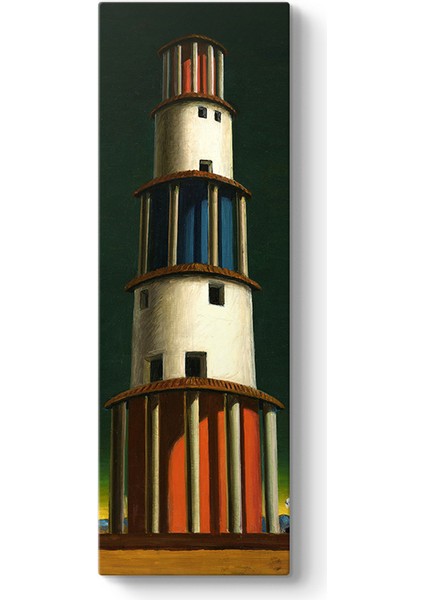 Giorgio De Chirico - Kule ve Tren Tablosu