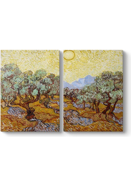 Vincent Van Gogh - Olive Trees Tablosu