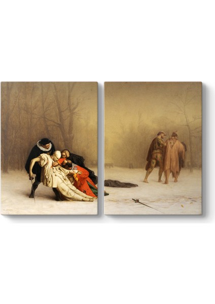 Jean Leon Gerome - Maskeli Balo Sonrası Düello Tablosu