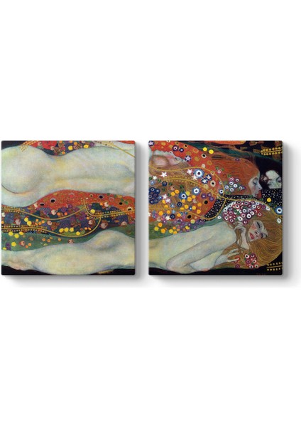Gustav Klimt - Su Yılanları Tablosu