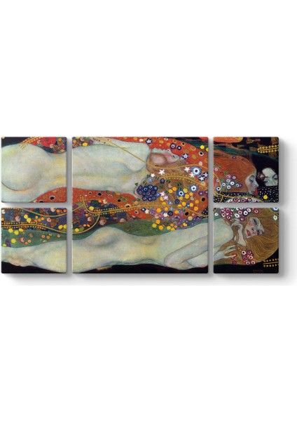 Gustav Klimt - Su Yılanları Tablosu