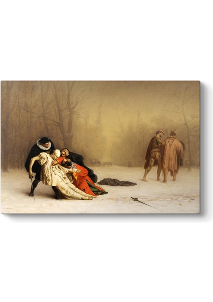 Jean Leon Gerome - Maskeli Balo Sonrası Düello Tablosu