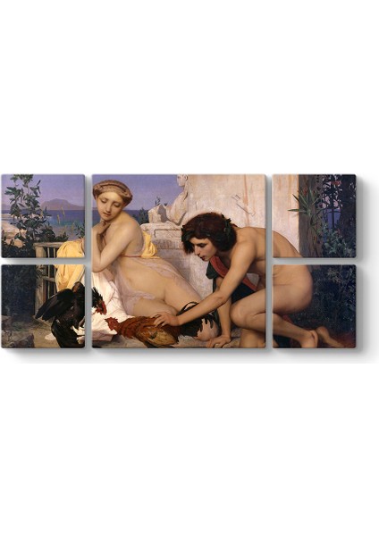 Jean Leon Gerome - Horoz Dövüşü Tablosu