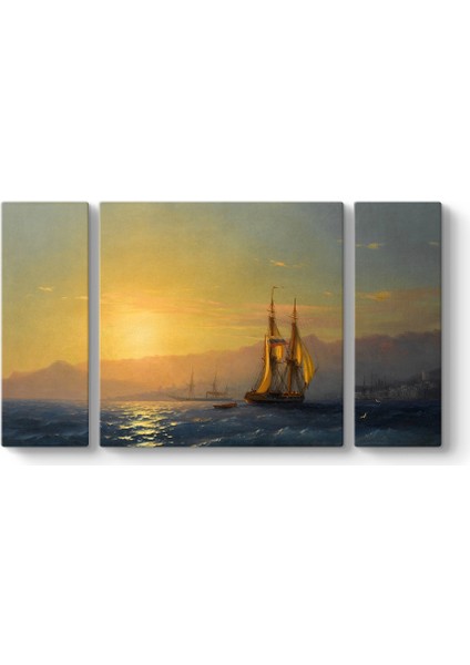 Ivan Ayvazovski - Denizde Gün Batımı Tablosu