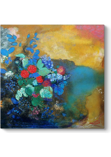 Odilon Redon - Ophelia Among The Flowers Tablosu